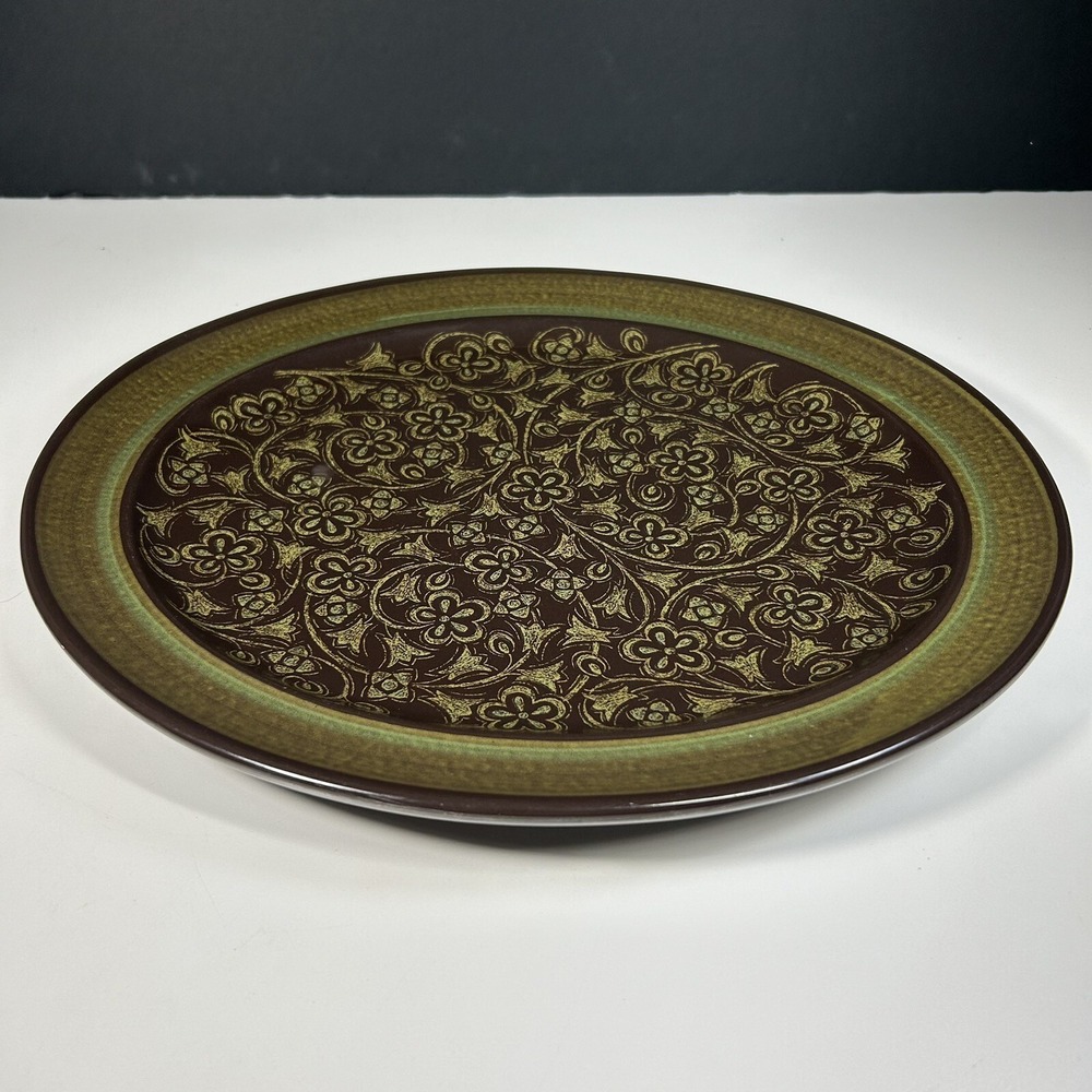 Franciscan Madeira Earthenware Oval Chop/Serving Platter c1967 USA 13.5"x11.5"